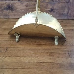 Brass Footed Log Holder